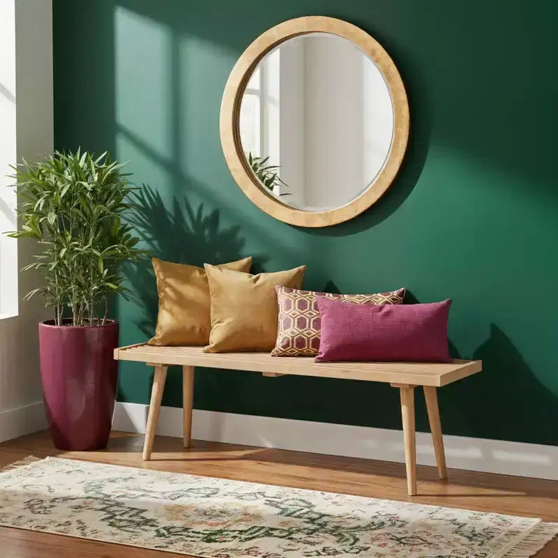 Mid-Century Modern Full-Size Bench