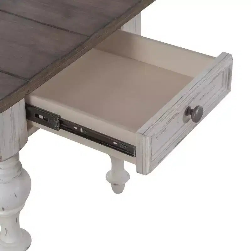 Tavolino da salotto - Riverstone White e Tobacco