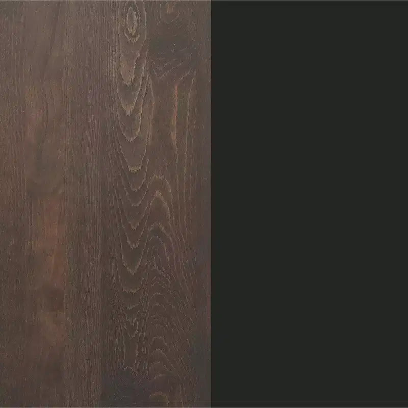 Piano da Tavolo Rettangolare Commerciale da Interno in Legno Massello con Base a X in Ghisa Antiruggine ad Altezza Cena da 23,75 x 29,5