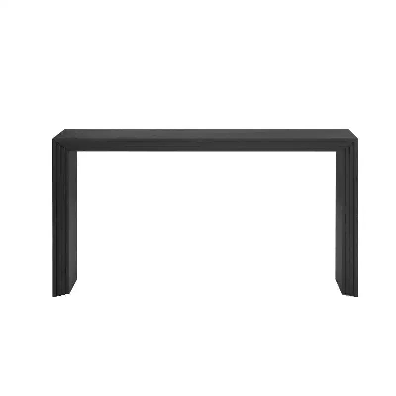 Modern Entryway Console Table, Paulownia Wood Veneer Hallway Table for Living Room, or Foyer