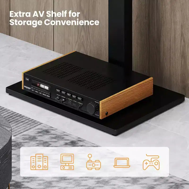 Mobile TV da pavimento Supporto TV universale per TV da 32-70 pollici fino a 50 kg