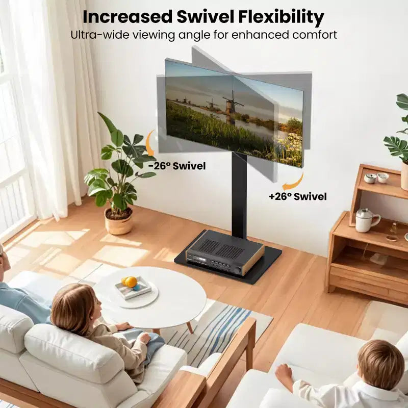 Floor TV Stand Universal TV Stand for 32-70 Inch TVs up to 110 lbs Mount Stand