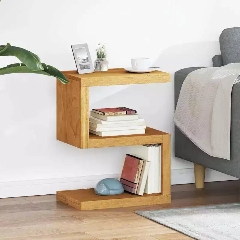Side Table 17.7x11.8x23.6 Solid Wood Teak