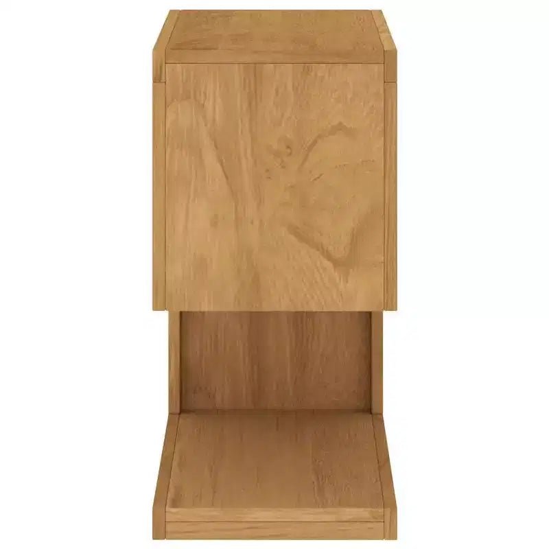 Side Table 17.7x11.8x23.6 Solid Wood Teak