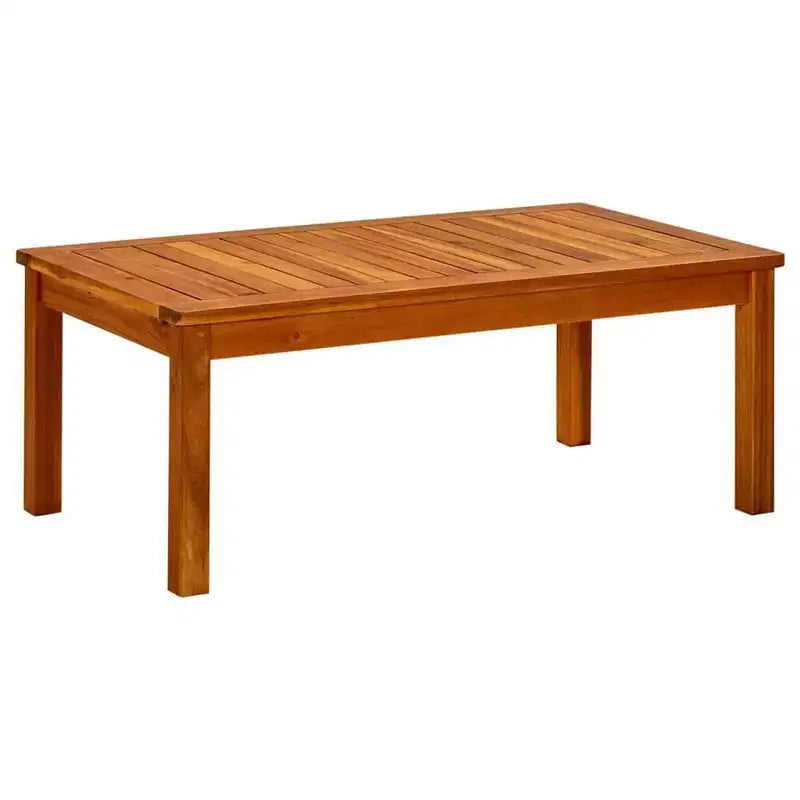 Tavolino da salotto in legno massello di acacia - 35,4 x 19,7 x 14,2
