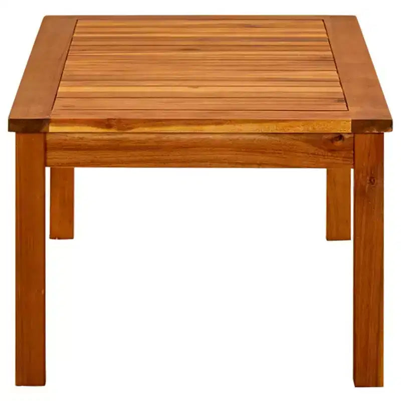 Tavolino da salotto in legno massello di acacia - 35,4 x 19,7 x 14,2
