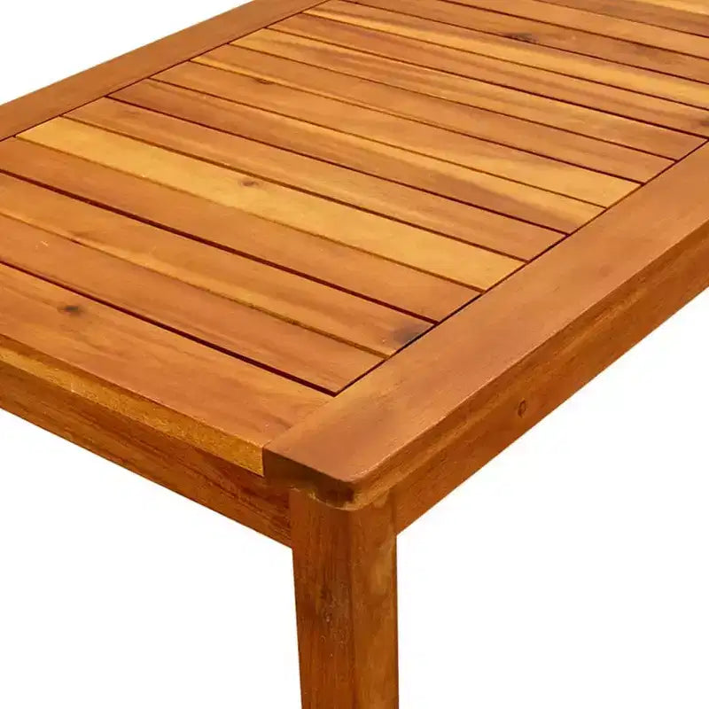 Tavolino da salotto in legno massello di acacia - 35,4 x 19,7 x 14,2