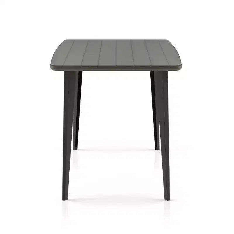 Tavolo da pranzo in legno Shirin Mid-Century da 60".
