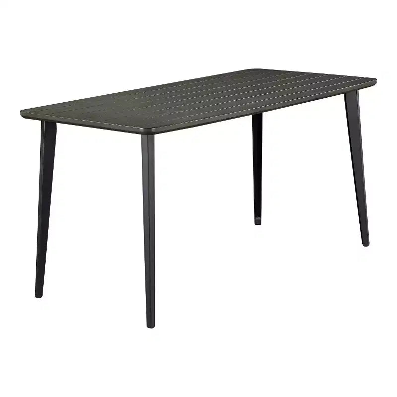 Tavolo da pranzo in legno Shirin Mid-Century da 60".