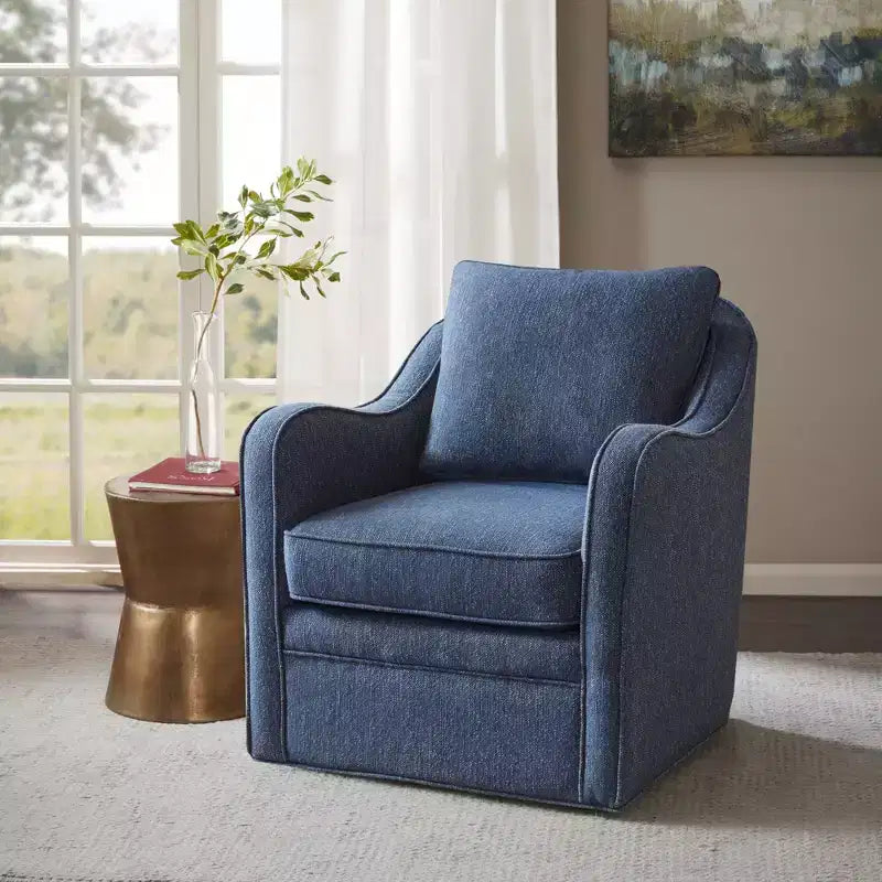 Mitchell Wide Seat Swivel Armchair