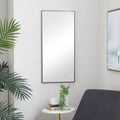 Wood Wall Rectangle Wall Mirror with Thin Frame